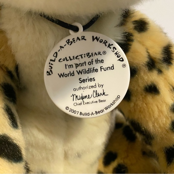Build a Bear WWF Cheetah Plush Jaguar Leopard Stuffed Animal Soft 16” 2007 BAB - Picture 4 of 10